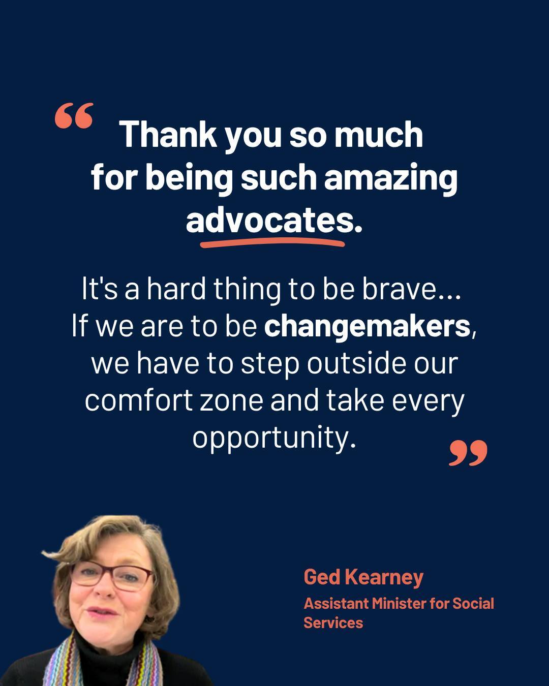 SM Tile for Change Makers Grad. PM quote