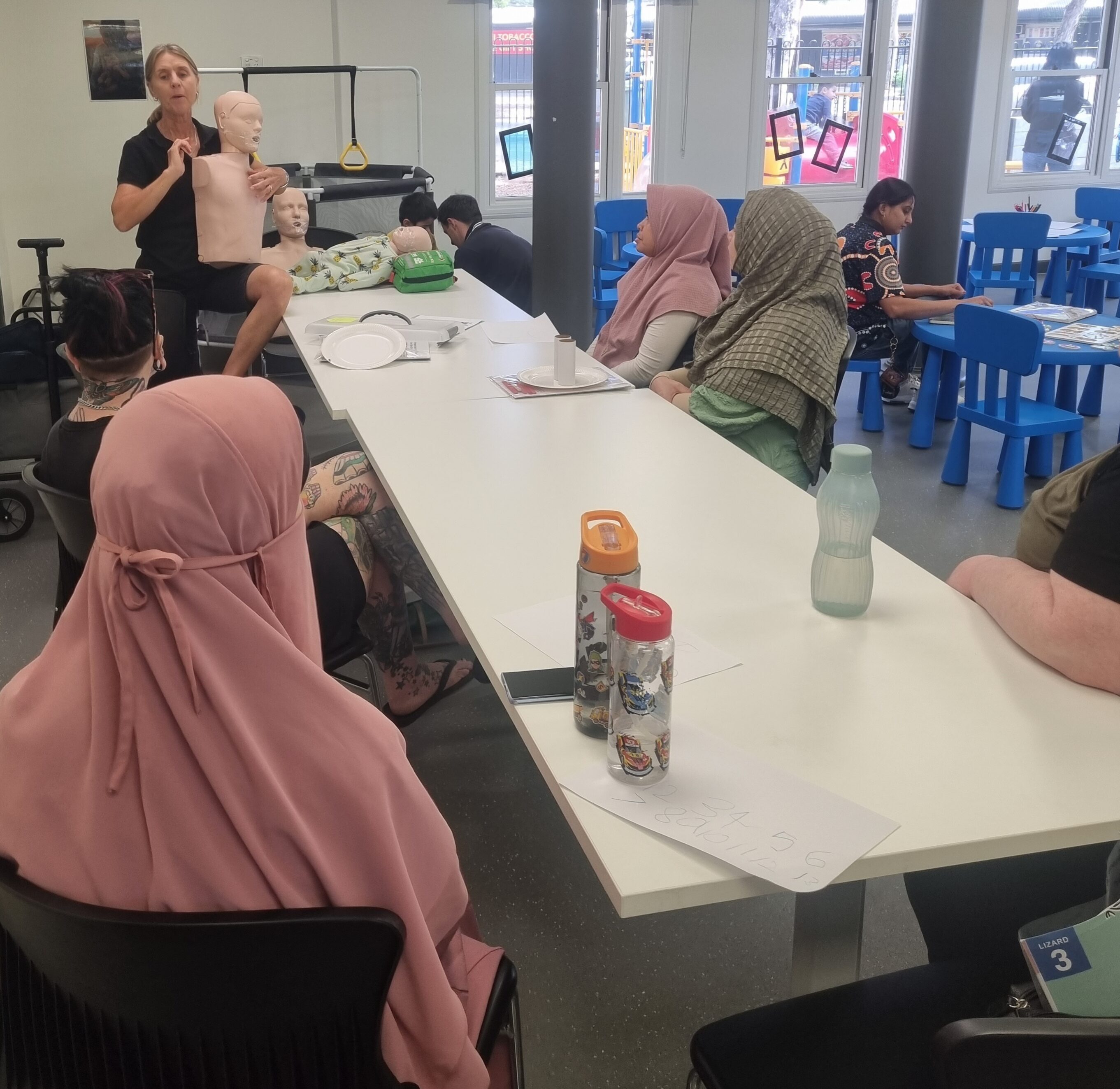 First Aid for Parents at an Age 4 Gathering.