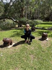 Grace Hollin, Line Manager at Koya, from Midland. Koya in the Whadjuk Noongar language means frog.