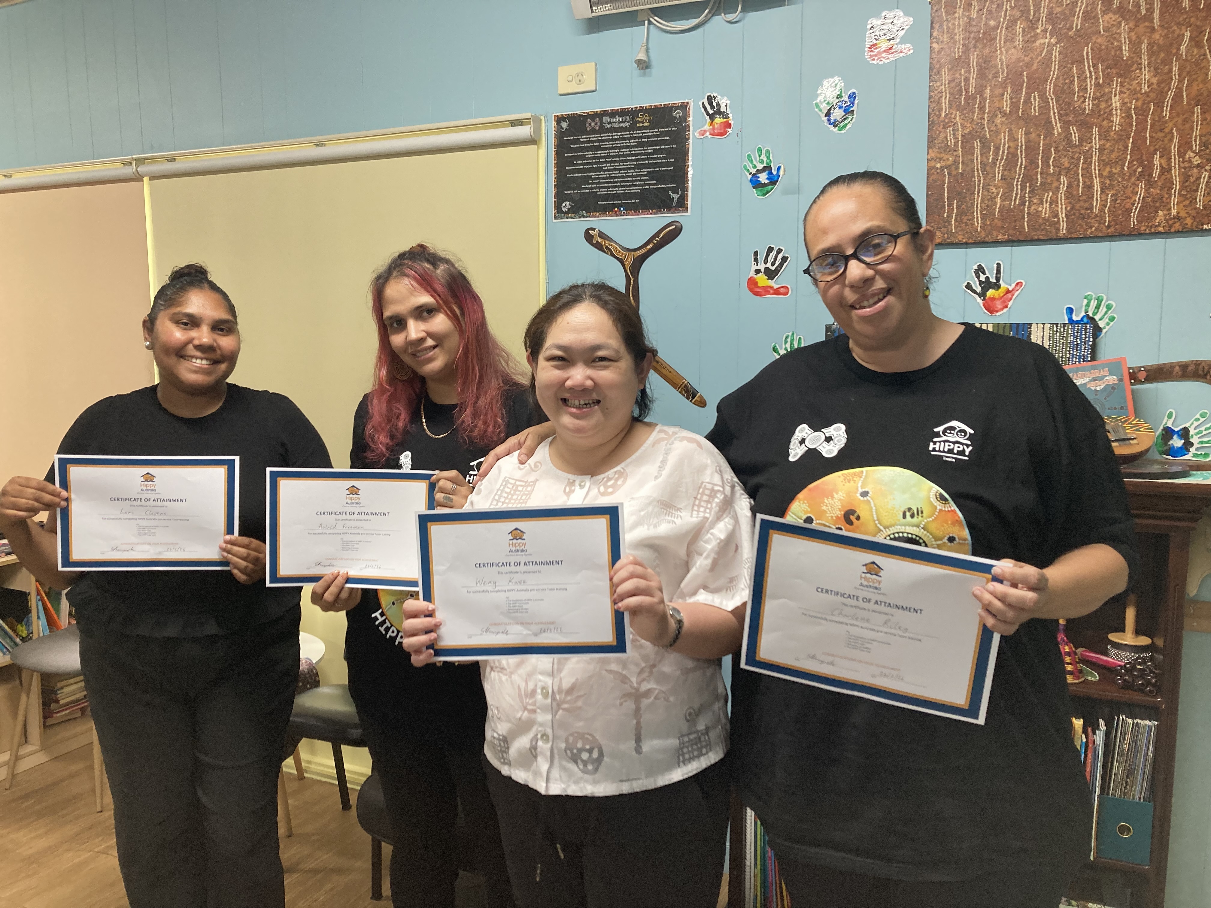 HIPPY Inala Tutors celebrating PSTT completion