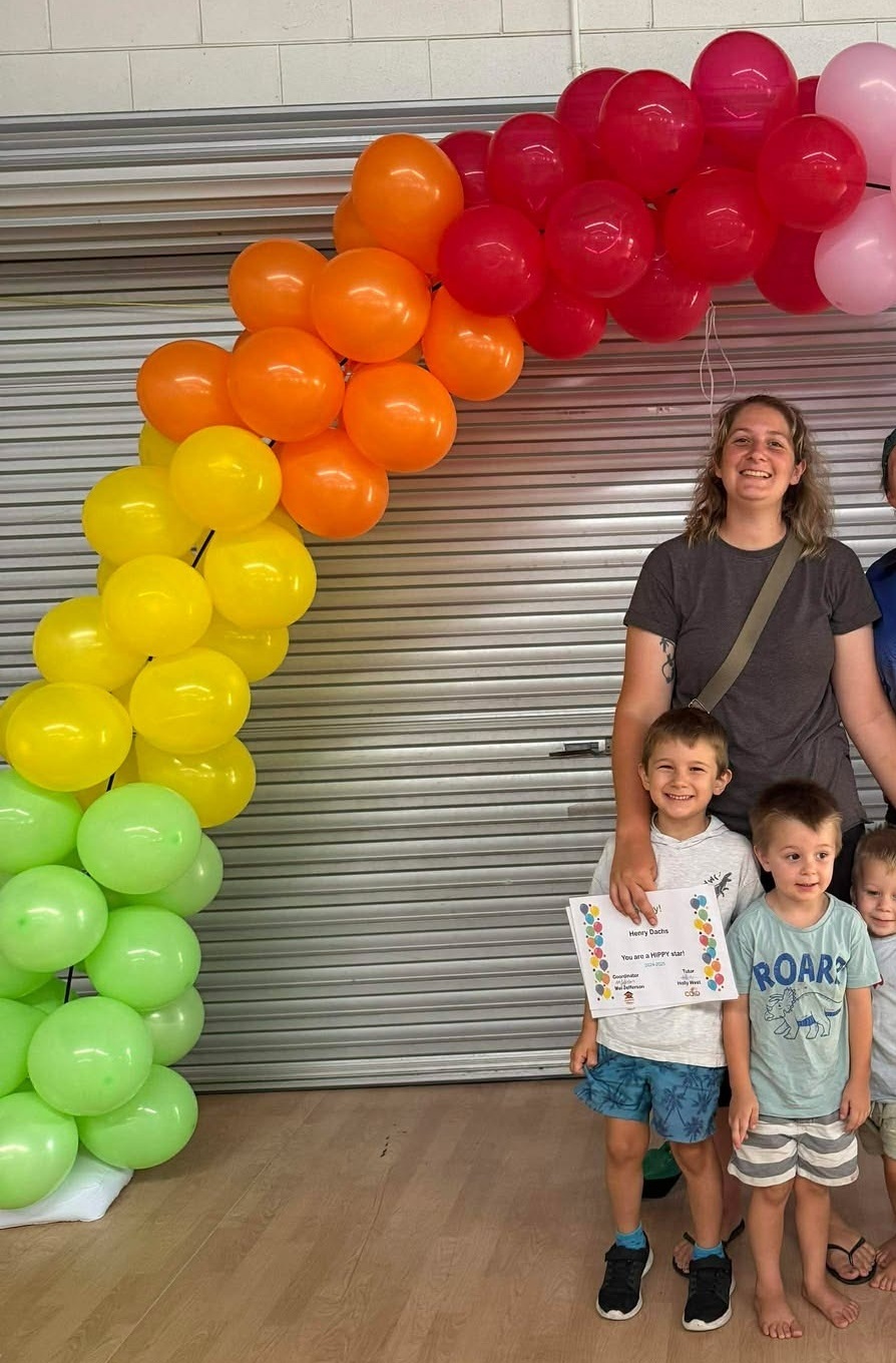 Tutor Carlia graduating as a HIPPY parent, 2025