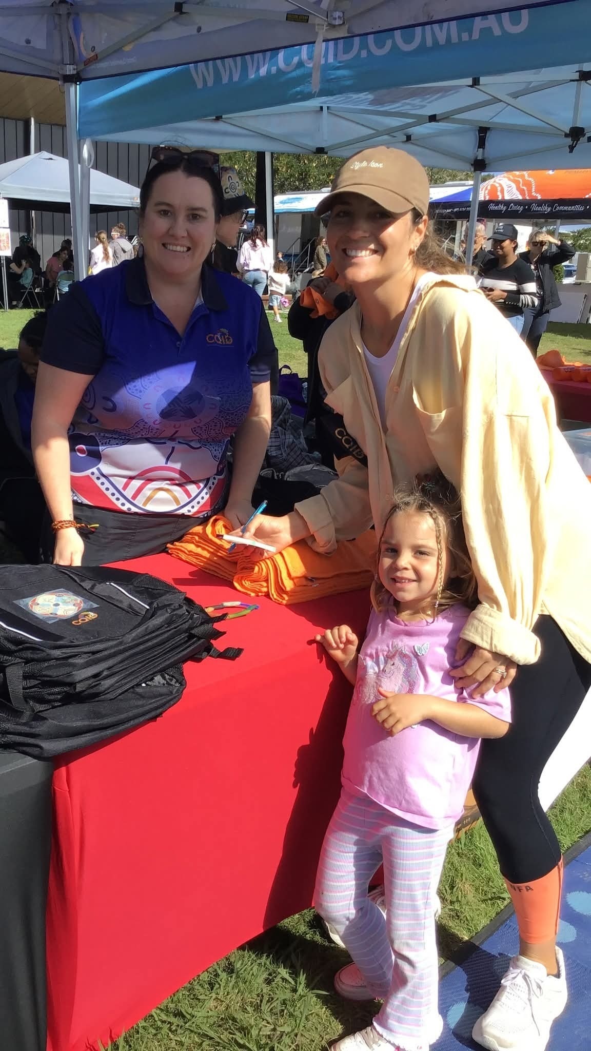 Hailley with her daughter who graduated in 2024