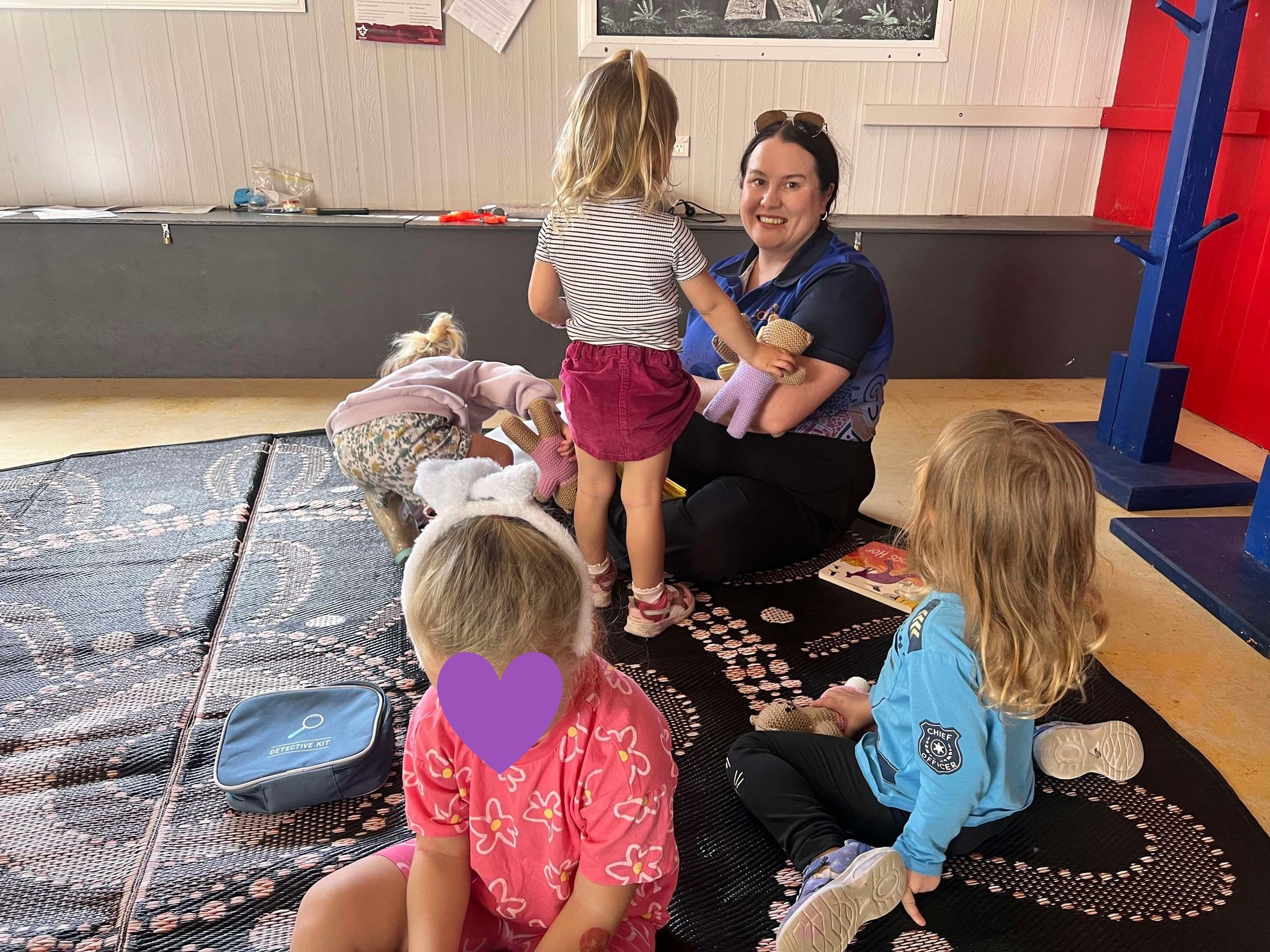 Engaging with kids every chance I get!