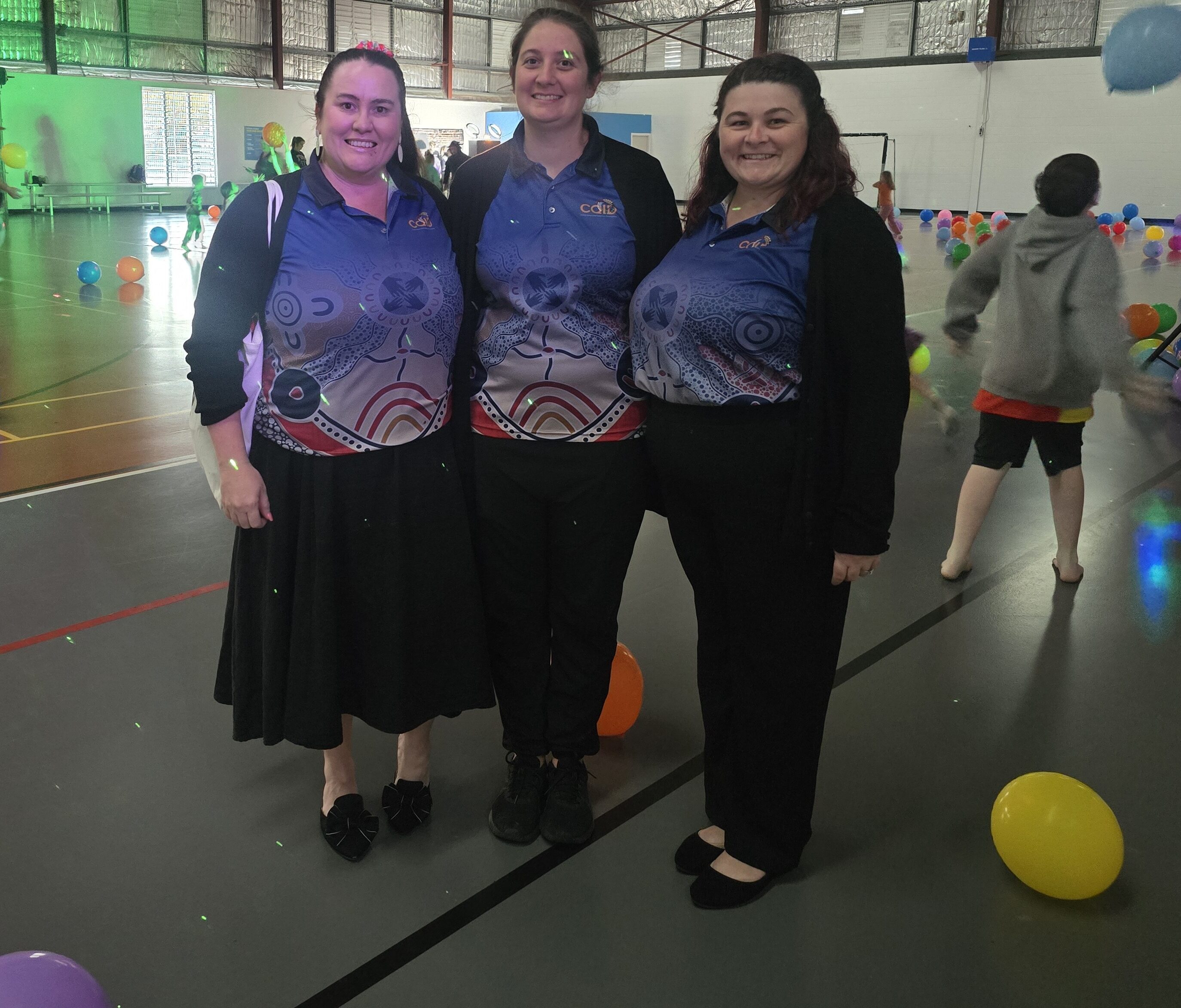 Team Hervey Bay (L-R): Mel, Carlia and Demi